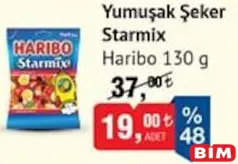 HARİBO YUMUŞAK ŞEKER STARMİX 130 GR